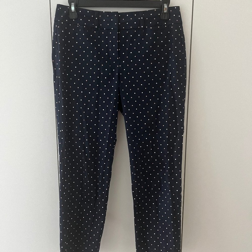 Navy + Polka Dot Trousers